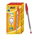 Stylo Bic cristal medium Rouge