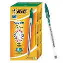 Stylo Bic cristal medium Vert
