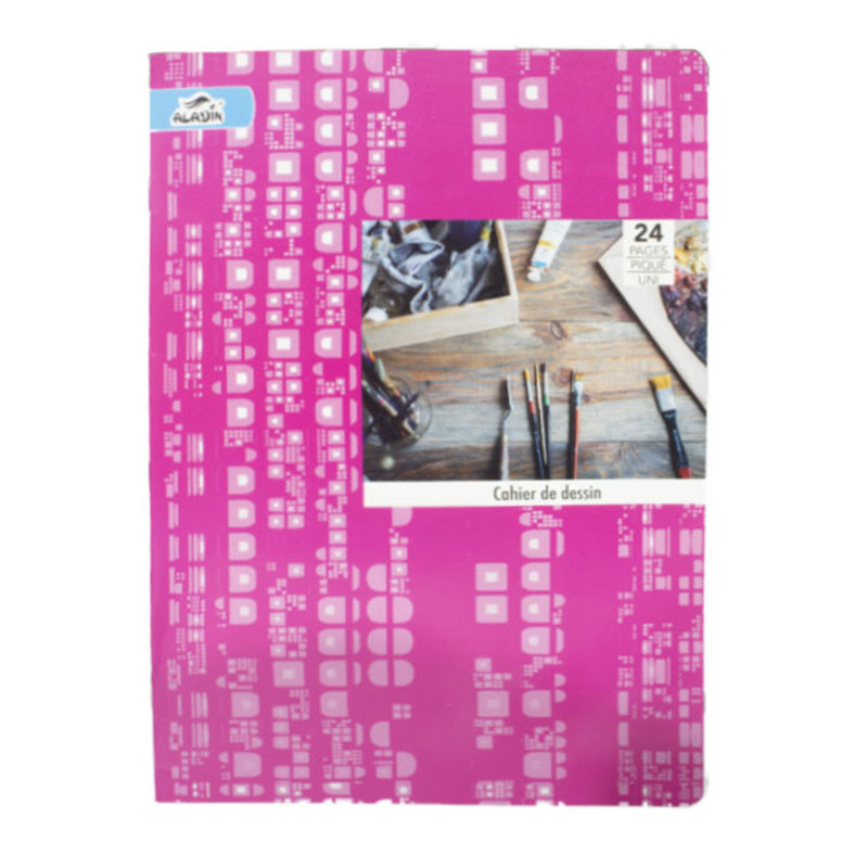 Cahier de dessin 24*32 Uni 