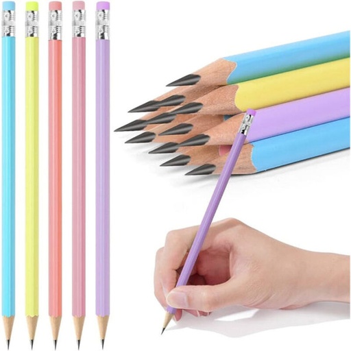 Crayon noir avec gomme