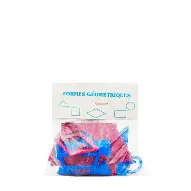 sachet formes géométriques en plastique
