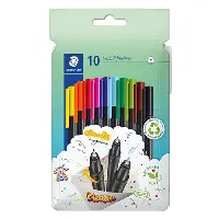 Stylo feutre Staedtler Triplus fineliner pochette de 10