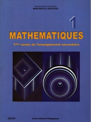 Mathématiques 1ère année 