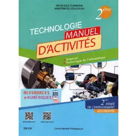  Technologie : M. d'activités (sc - tech. info) 2éme année